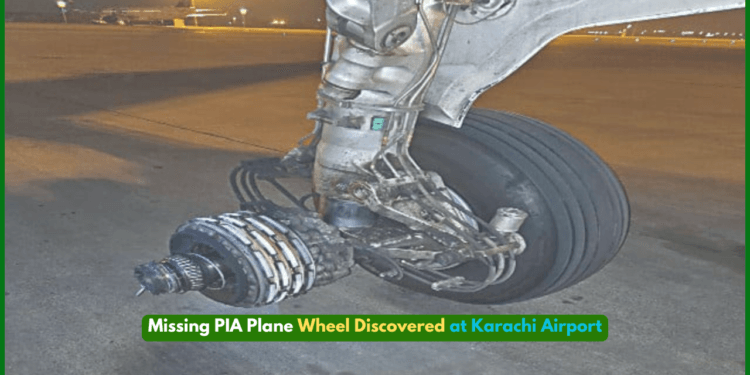 Missing PIA Plane Wheel Discovered at Karachi Airport