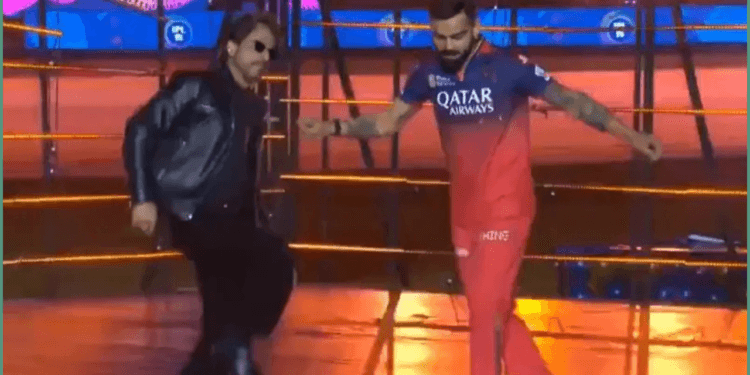 Shah Rukh Khan and Virat Kohli Steal the Show with Epic Dance at IPL 2025 Opener