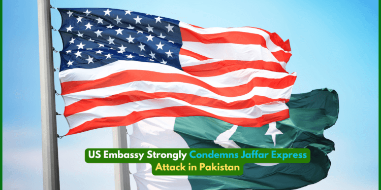 US Embassy Strongly Condemns Jaffar Express Attack in Pakistan