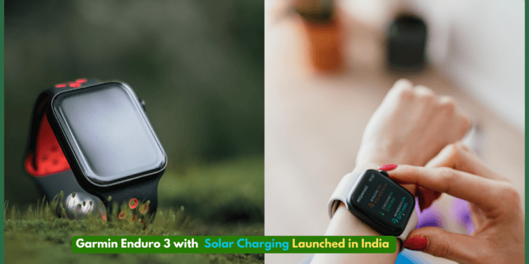 Garmin Enduro 3 with Solar Charging Launched in India