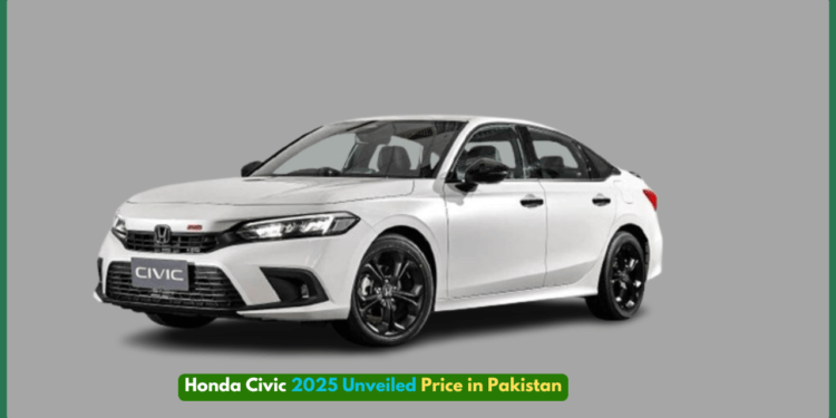 Honda Civic 2025 Unveiled in Pakistan