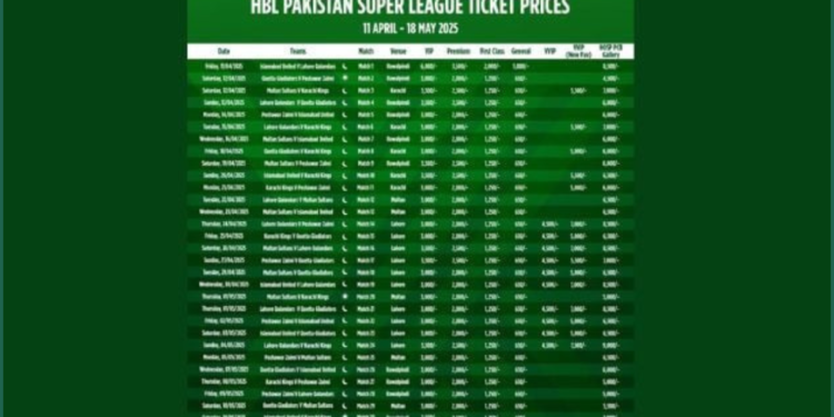 7 April HBL PSL X Tickets Now Available: Your Guide to Securing a Seat