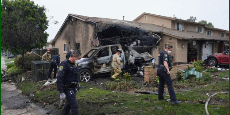 Small Plane Crash in San Diego’s Murphy Canyon Claims Lives, Ignites Fires
